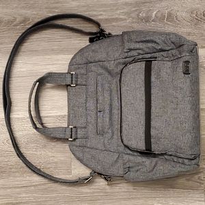 Lug Canter backpack/crossbody convertible bag in Heather gray EUC